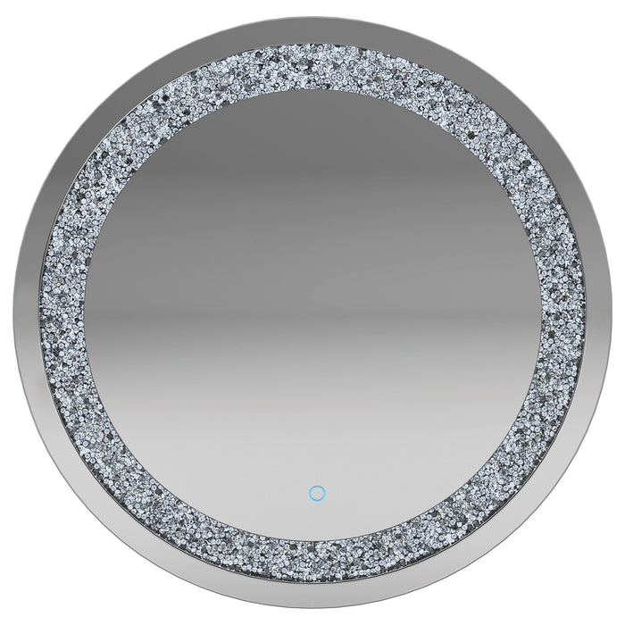 Coaster Landar Round Wall Mirror Silver Default Title