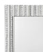 Coaster Aideen Rectangular Wall Mirror with Vertical Stripes of Faux Crystals Default Title