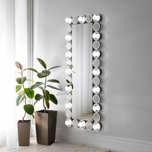 Coaster Aghes Rectangular Wall Mirror with LED Lighting Mirror Default Title