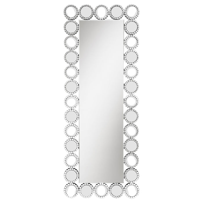 Coaster Aghes Rectangular Wall Mirror with LED Lighting Mirror Default Title