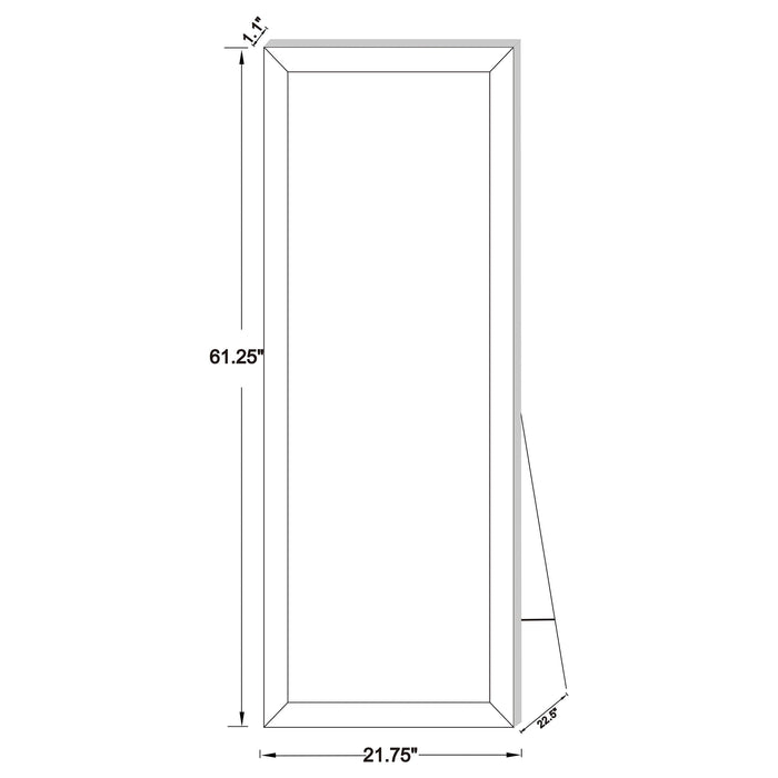 Coaster Soline Rectangle Cheval Mirror Default Title