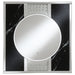 Carter 34 x 36 Inch Square LED Light Wall Mirror Black