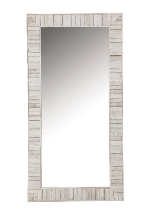 Coaster Pino Rectangular Wall Mirror White Default Title