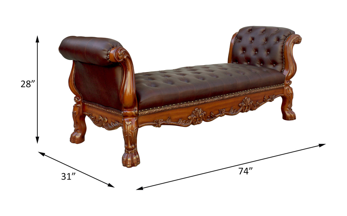 Vendome 74"L Upholstered Bench