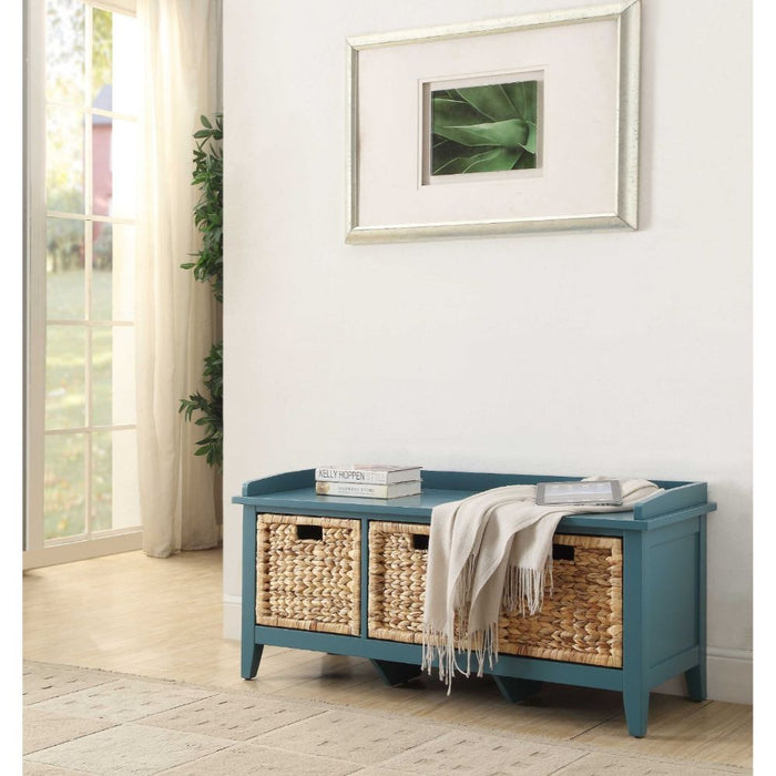 Flavius Bench Wood Bench with Storage