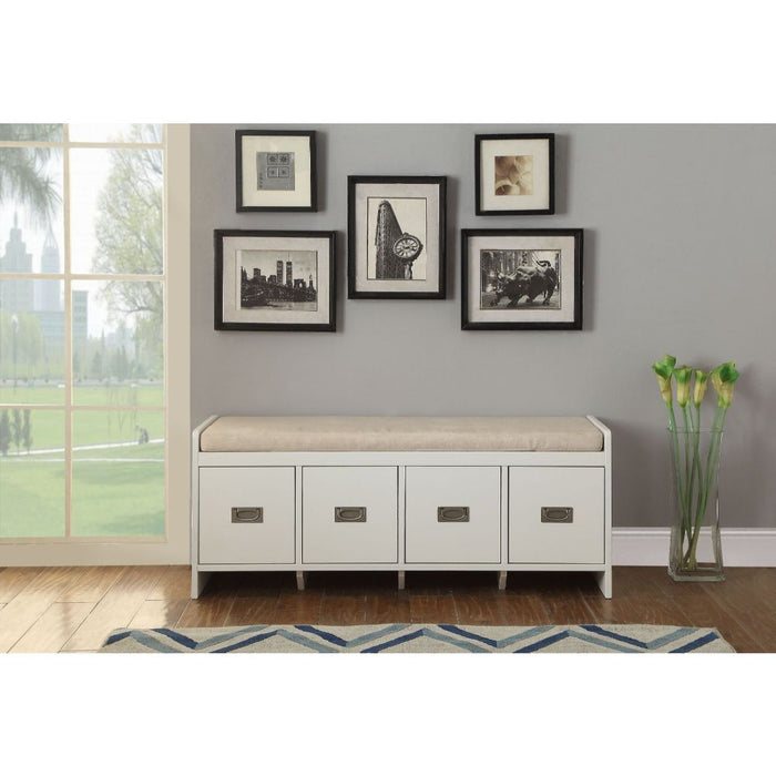 Berci Bench 4 Drawers Bench with Storage