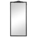 Coaster Sylvie French Provincial Rectangular Floor Mirror Black Default Title