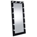 Coaster Zayan Full Length Floor Mirror With Lighting Black High Gloss Default Title