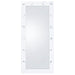 Coaster Zayan Full Length Floor Mirror With Lighting White High Gloss Default Title