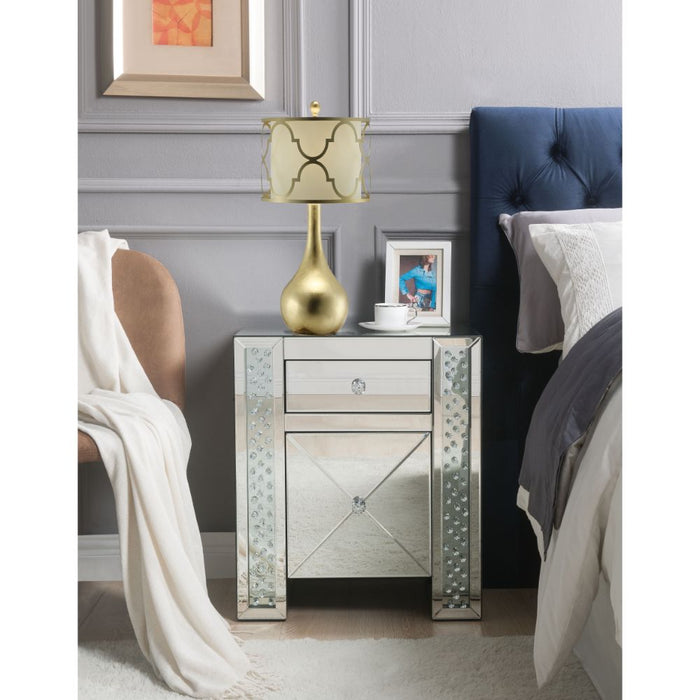 Nysa 1-Drawer 1-Door Accent Table