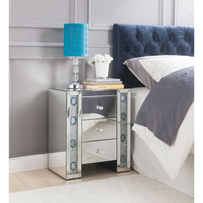 Sonia 3 Drawers Rectangular Accent Table