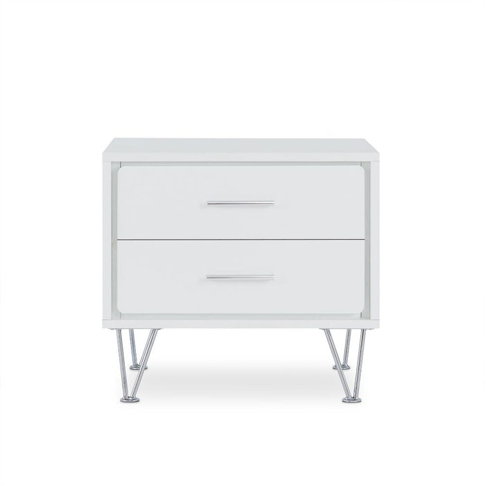Deoss Rectangular 2 Drawers Accent Table