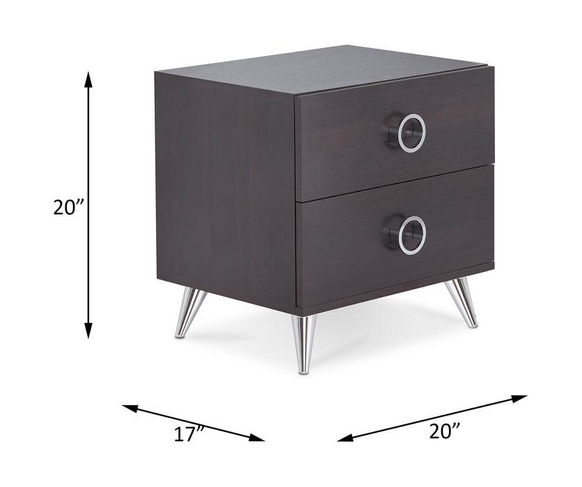 Elms Rectangular 2 Drawers Accent Table