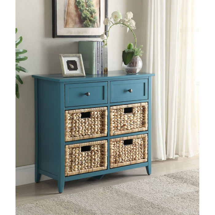 Flavius Rectangular 6 Drawers Console Table with Storage