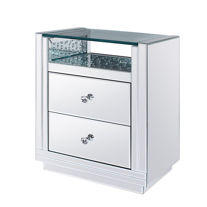 Nysa 2 Drawers Rectangular Accent Table