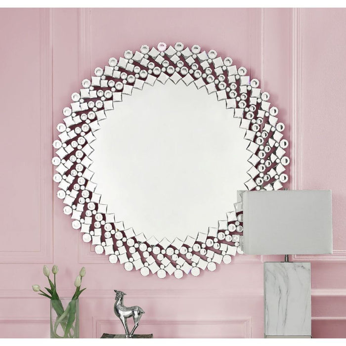 Kachina Round Glam Accent Mirror