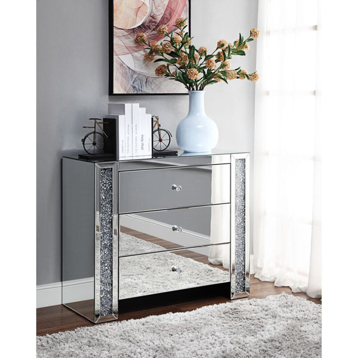 Noralie 3 Drawers Rectangular Console Table