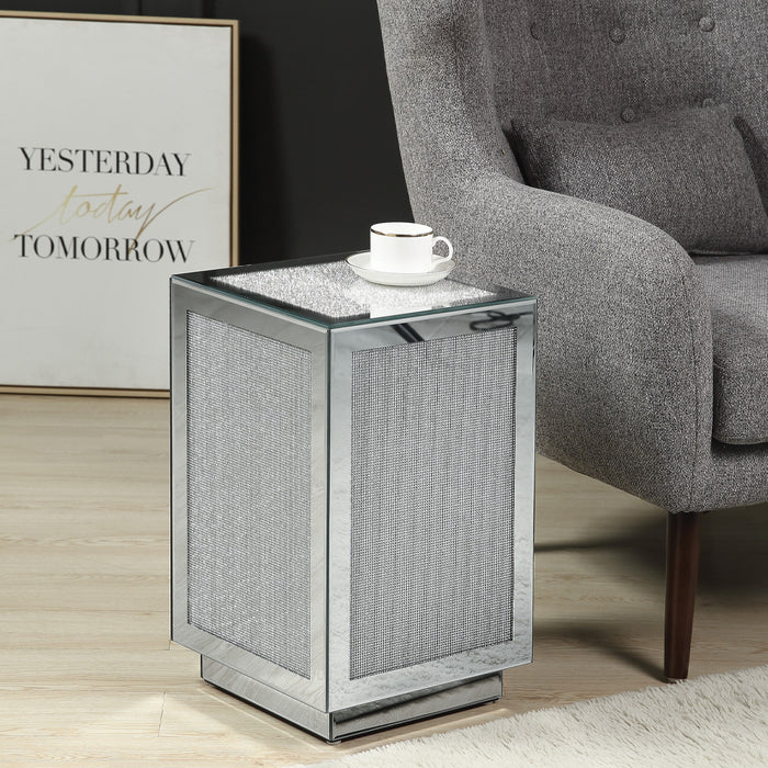 Noralie Glam Square Accent Table