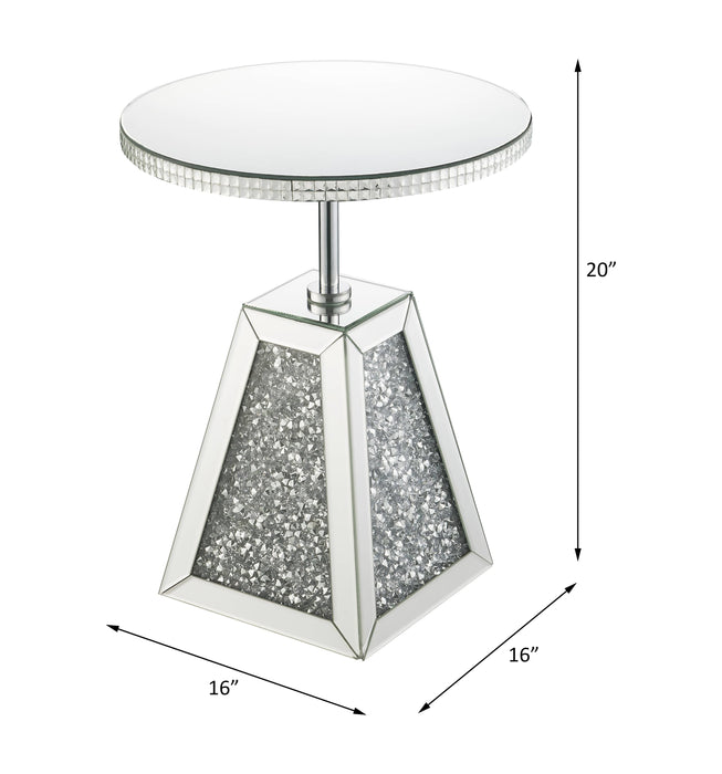 Noralie Glam Round Accent Table