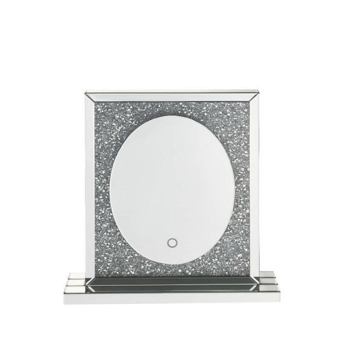 Noralie 22''L x 23''H Glam Accent Mirror with LED