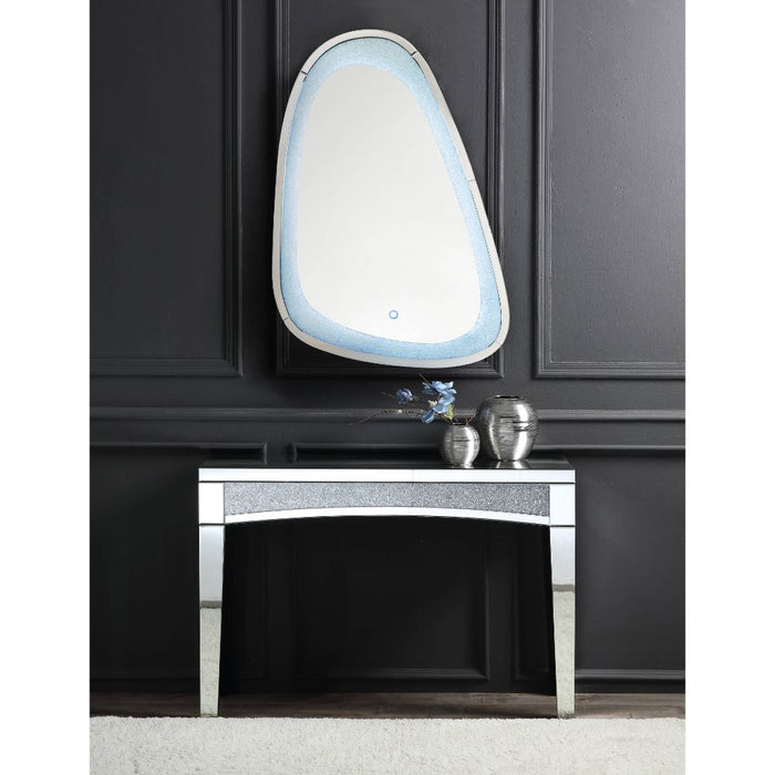 Noralie 33''L x 46''H Glam Accent Mirror with LED