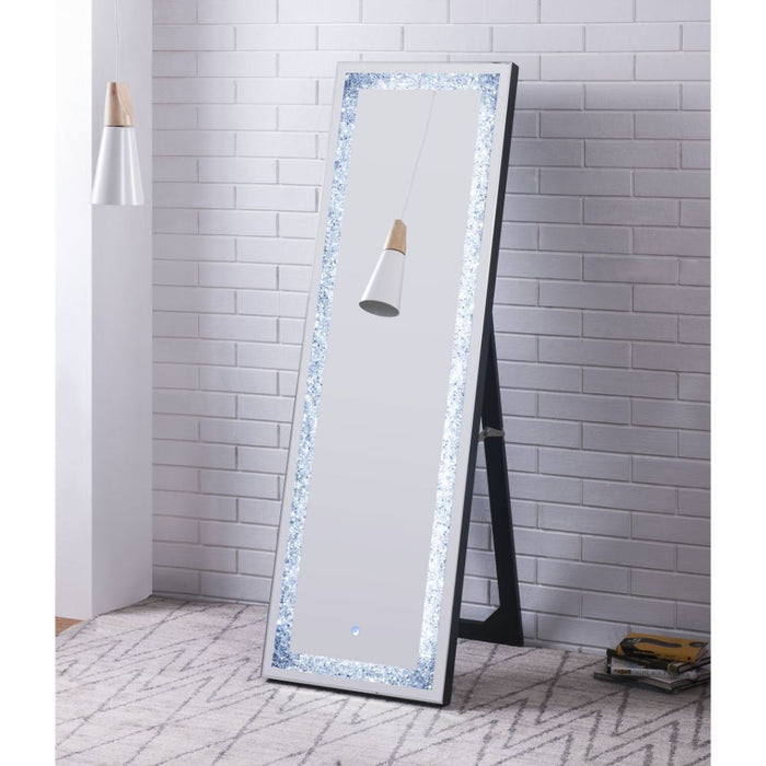 Noralie Glam Floor Mirror with LED