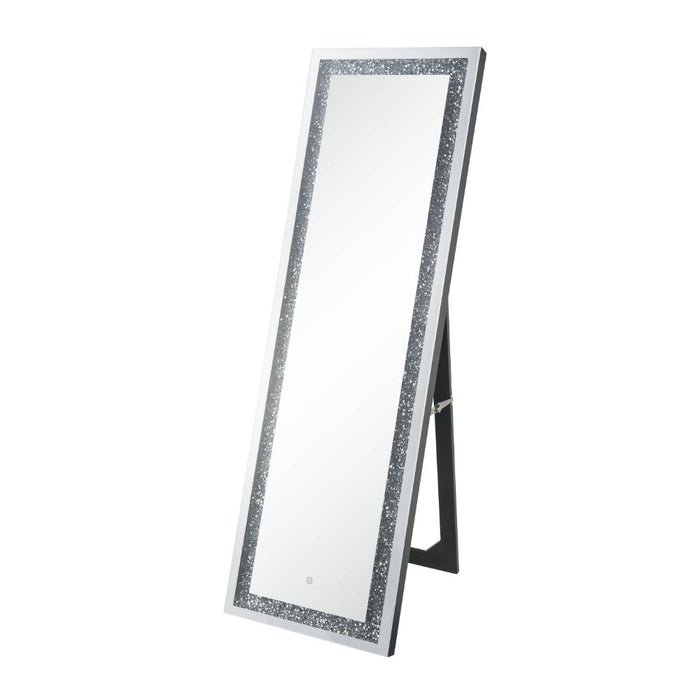 Noralie Glam Floor Mirror with LED