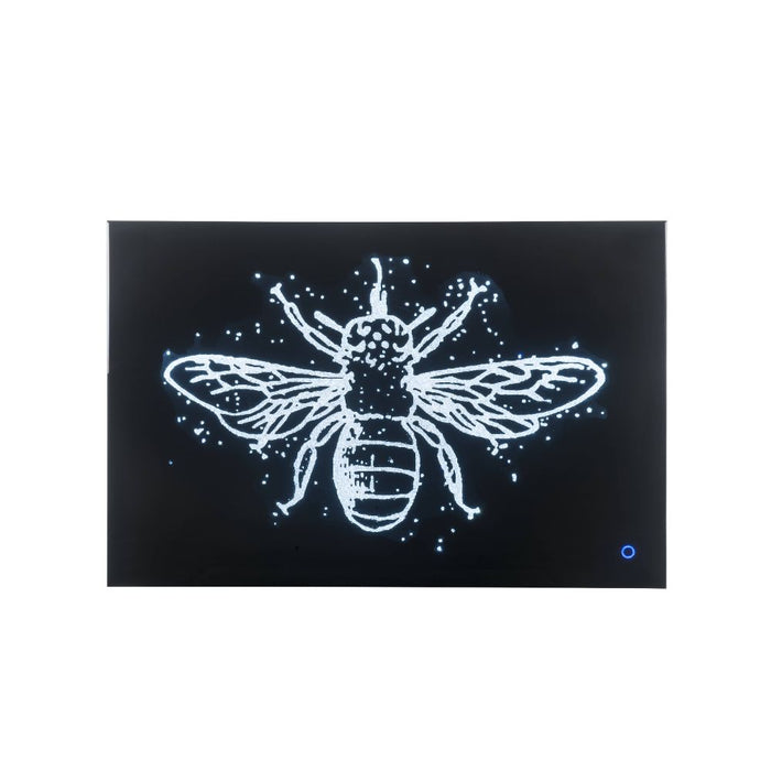 Talisha 47"L x 32"H Glam Wall Art with LED