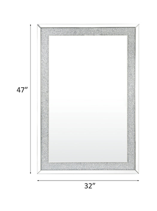 Noralie 32"L x 47"H Glam Accent Mirror