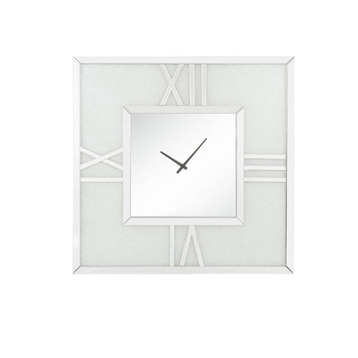 Noralie Glam Square Wall Clock with LED