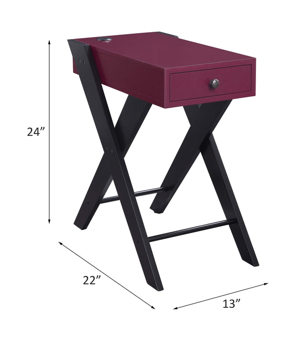 Fierce Rectangular Accent Table with USB