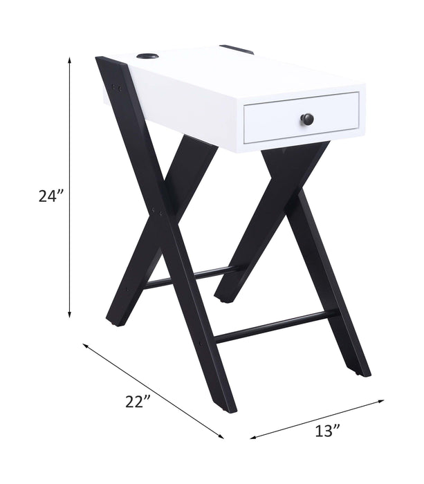 Fierce Rectangular Accent Table with USB