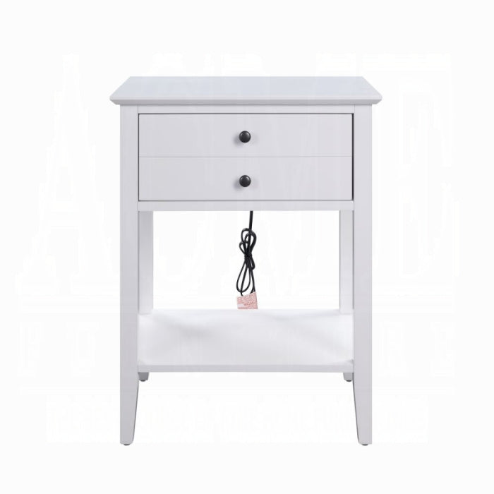 Grardor Rectangular Accent Table with USB