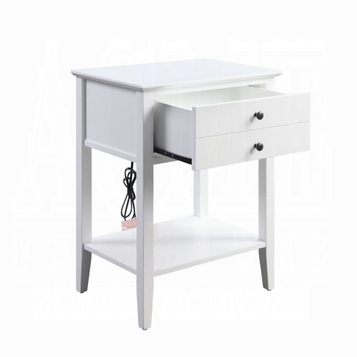 Grardor Rectangular Accent Table with USB