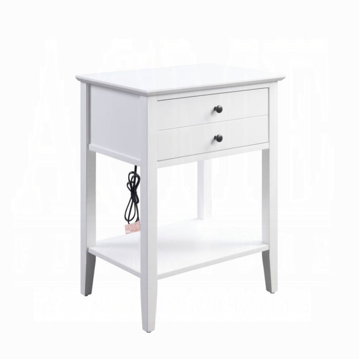 Grardor Rectangular Accent Table with USB