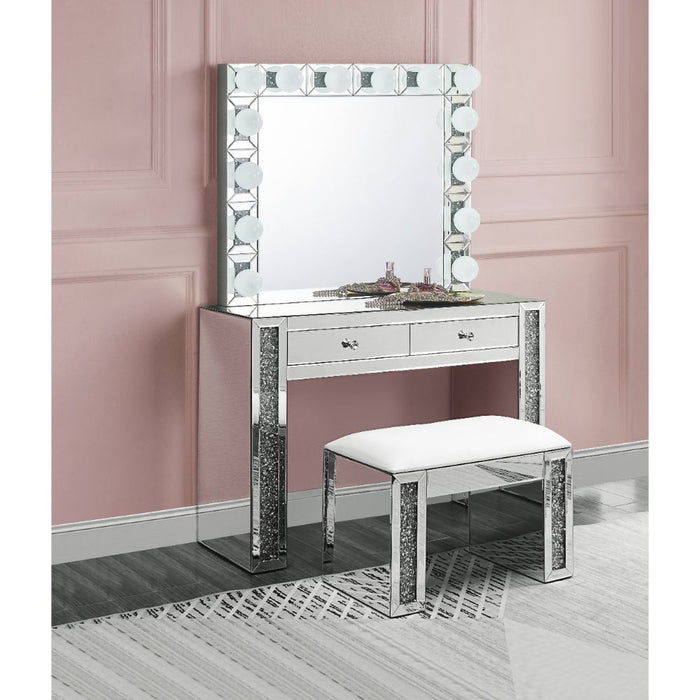 Noralie 32"L x 28"H Rectangular Glam Accent Mirror