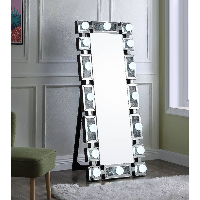 Noralie Rectangular 26"W x 63"H lam Floor Mirror