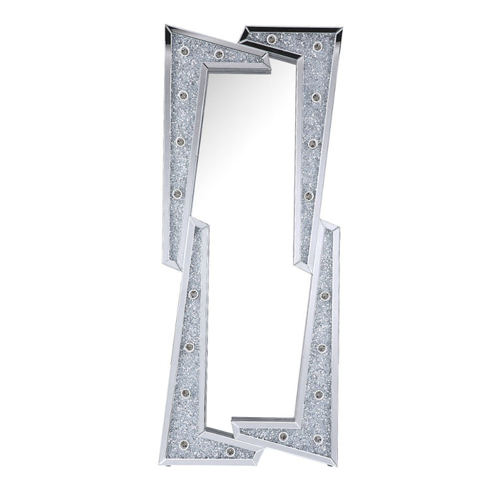 Noralie Geometric Glam Floor Mirror