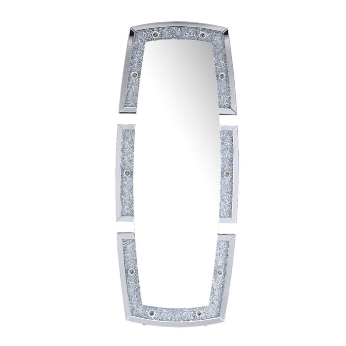 Noralie Rectangular Glam Accent Floor Mirror