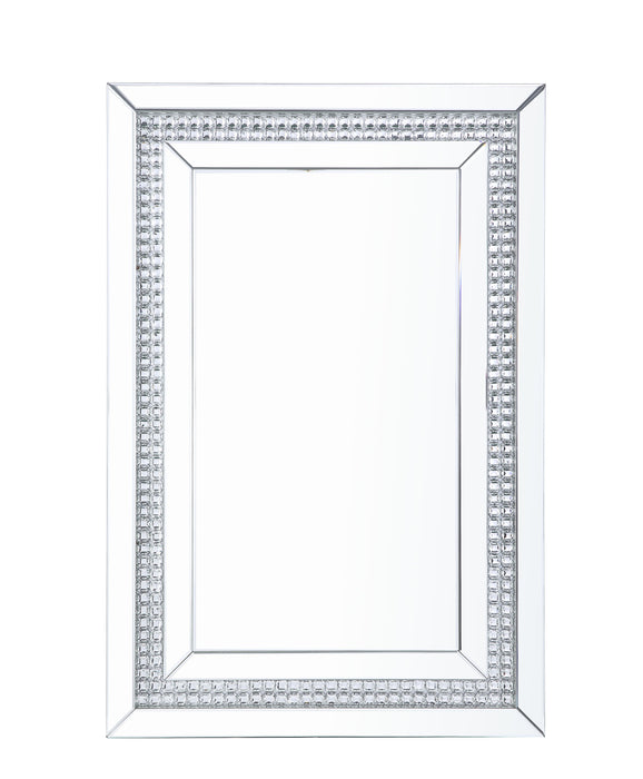 Lotus Rectangular Glam Accent Mirror