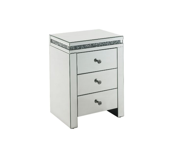 Noralie 3 Drawers Rectangular Accent Table with Sled Base