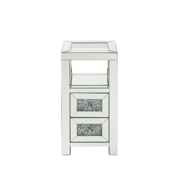 Noralie 24"H 2 Drawers Rectangular Accent Table