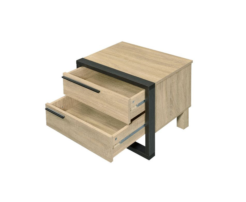 Erasto Rectangular 2 Drawers Accent Table