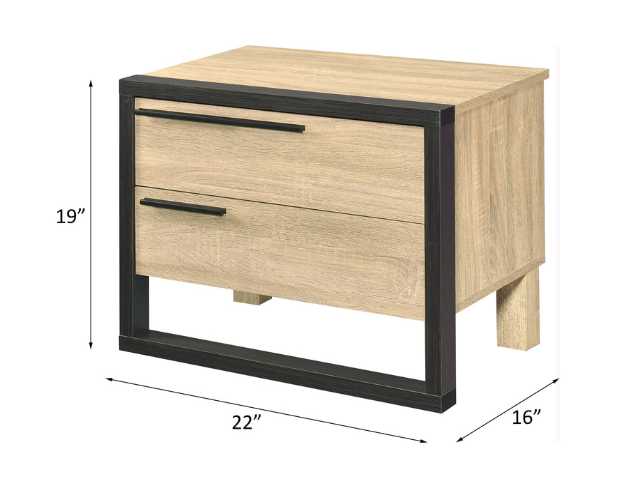 Erasto Rectangular 2 Drawers Accent Table