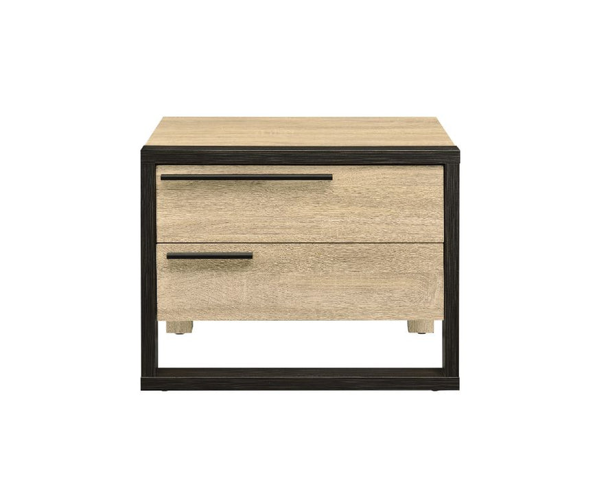 Erasto Rectangular 2 Drawers Accent Table