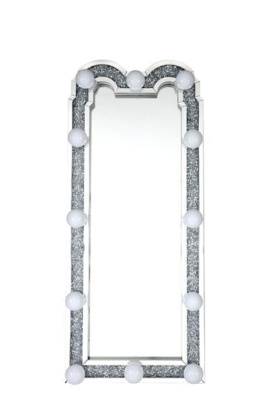 Noralie 27"L x 63"H Glam Floor Mirror