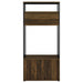 Coaster Quincy 2-door Engineered Wood Hall Tree Dark Pine and Black Default Title