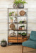 Coaster Belcroft 4-drawer Etagere Natural Acacia and Black Default Title