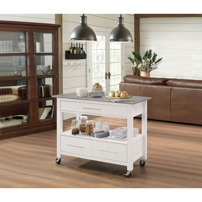 Ottawa 3 Drawers Kitchen Cart