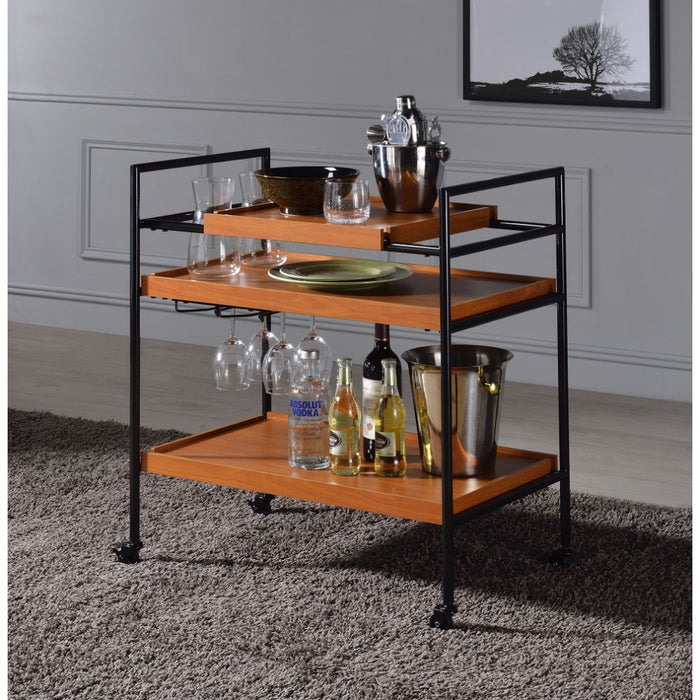 Oaken Serving Cart